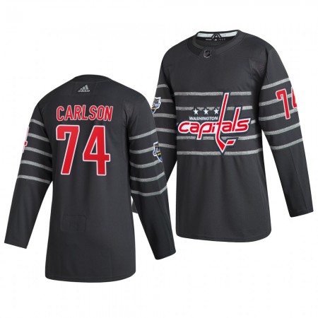 Washington Capitals John Carlson 74 Grijs Adidas 2020 NHL All-Star Authentic Shirt - Mannen